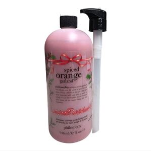 Philosophy Spiced Orange Garland Shampoo, Shower Gel & Bubble Bath 32 Fl Oz